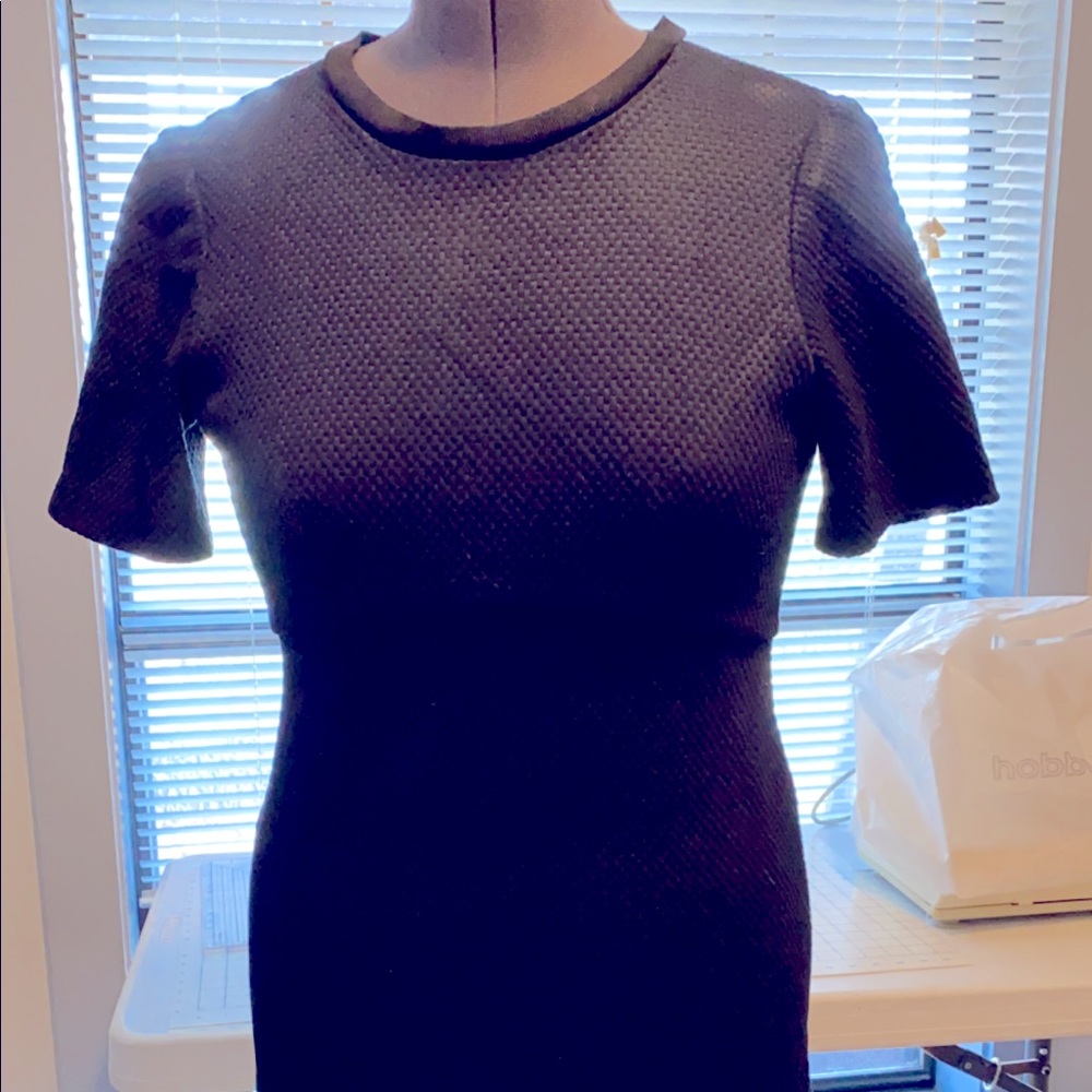 Ann Taylor frock dress. Navy/Black